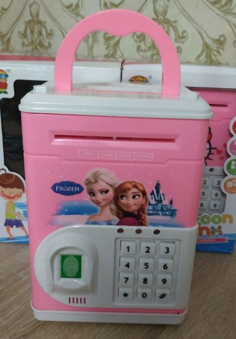 Детская электронная копилка - сейф с кодовым замком Frozen Холодное