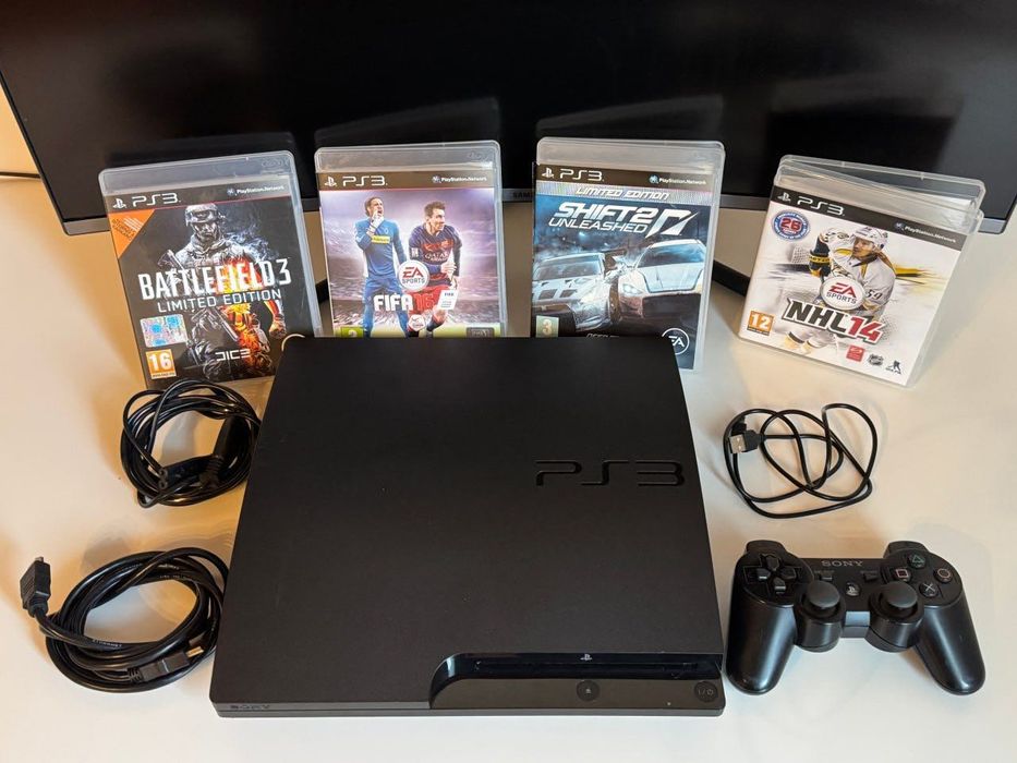 PlayStation 3 Slim — 320 GB - ІДЕАЛЬНИЙ СТАН