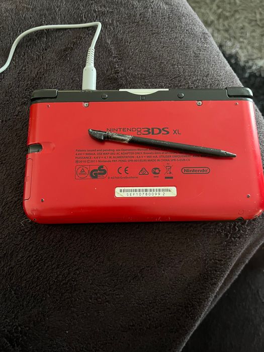 nitendo 3DS XL vermelha