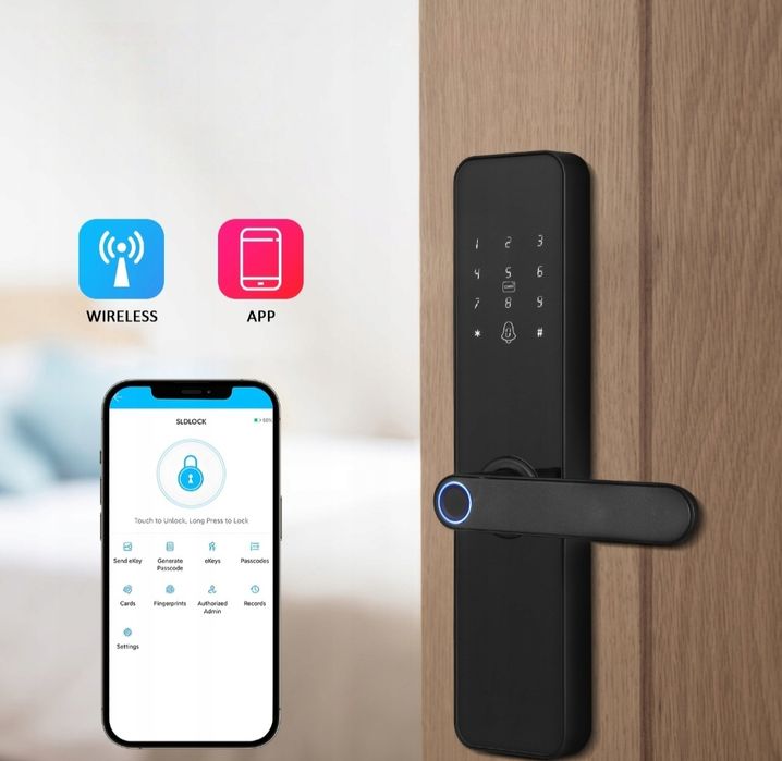 TUYA Smart Wi-Fi Door Lock Zamek do drzwi elektroniczny