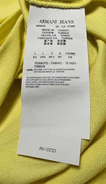 Футболка поло Armani Jeans.