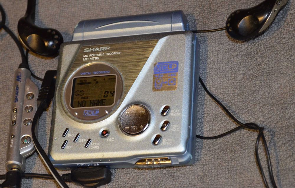 MiniDisc Sharp MD-MT99 nagrywarka odtwarzacz MDLP + dyskietki Rzepin ...
