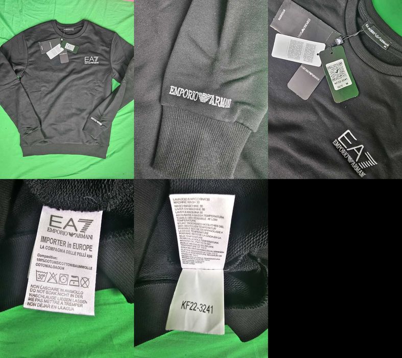 Bluza męska premium EA7 armani OUTLET bluzy męskie