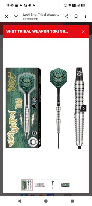 Lotki Dart Tribal Weapon Toki 22g soft