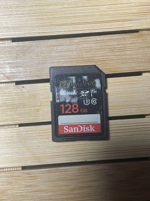 Cartão Sandisk Extreme pro 128Gb SDXC