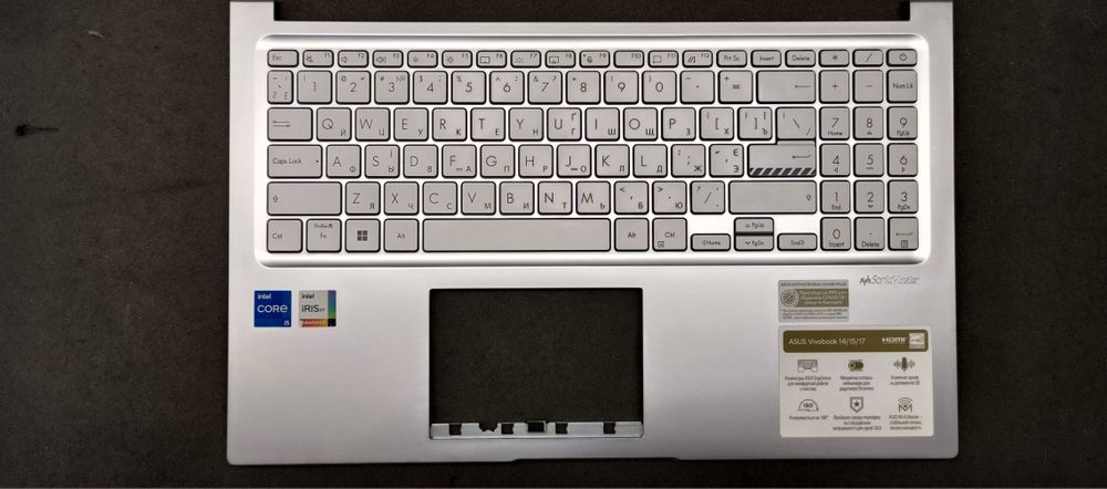 Клавіатура(топкейс) на Asus X1504ZA/VA/FA/GA Оригінал