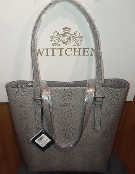 Torba shopper Wittchen nowa, ze skóry naturalnej