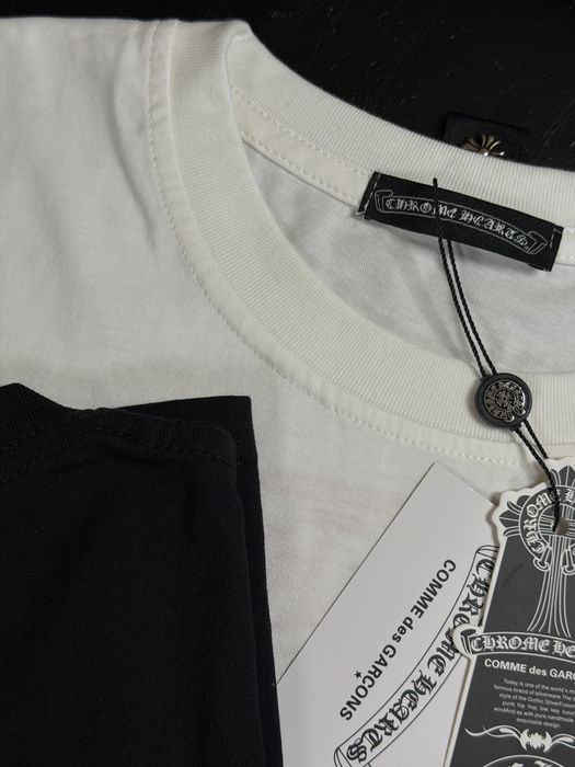 Футболка Chrome hearts унісекс біла