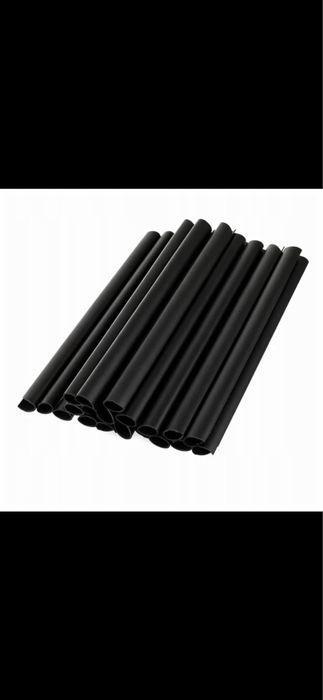 8 x Taśma ogrodzeniowa 19cm x 35m kolory kolor czarny klipsy