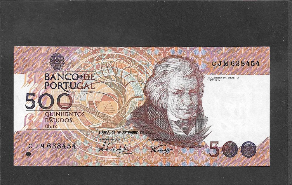 Nota 500 Escudos - Mousinho da Silveira