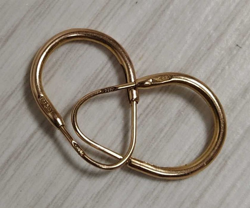 Серьги женские золотые (СССР)