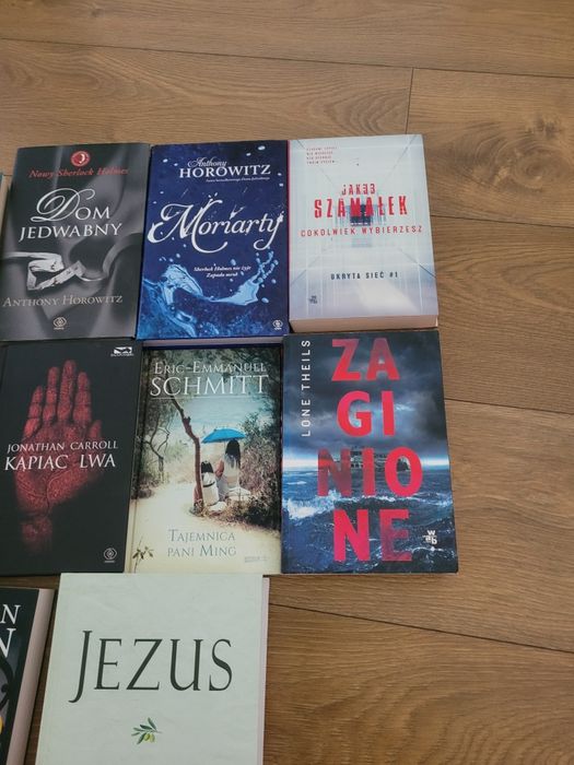 Zestaw książek 10sztuk kryminał