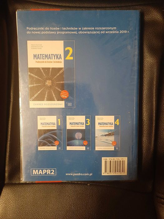 Matematyka  2 Zakres rozszerzony. Kurczab. Stan idealny.