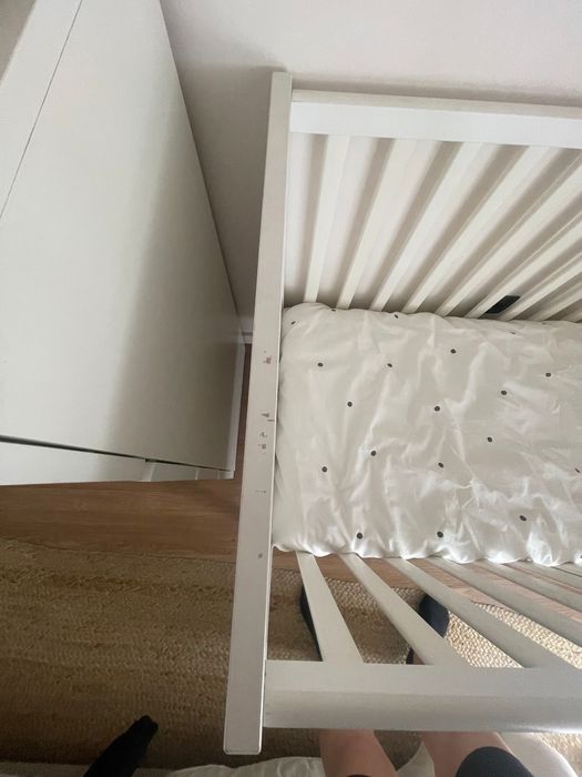 Berço ikea branco  + colchão