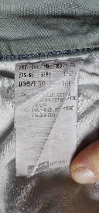 Pierre Cardin spodnie męskie rozmiar W38 L30 wymiary na zdjęciach