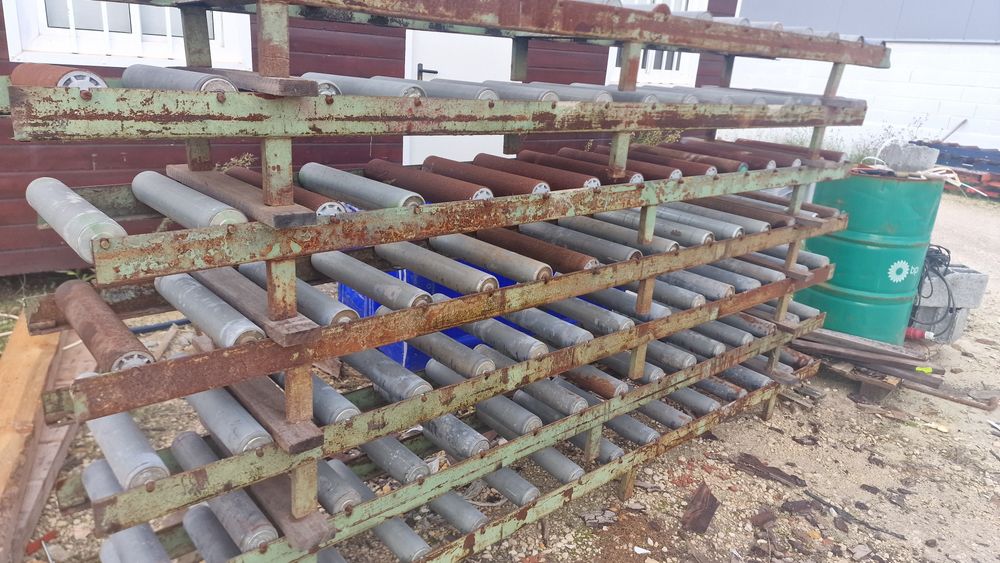 Rolos transportadores roletos 45 euros metro liniar