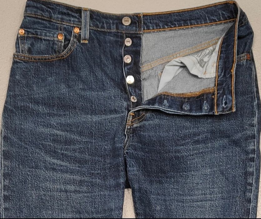 Wr) LEVI'S 501 oryginalne spodnie jeansowe Roz.29/28