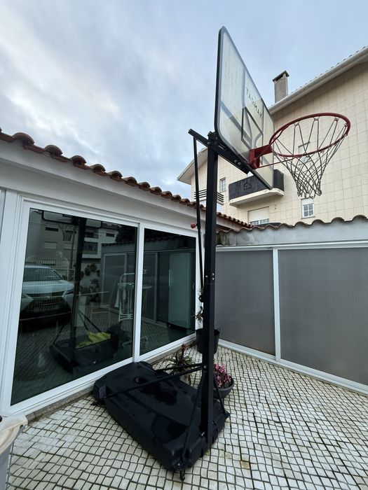 TAMARK- Tabela de basket com suporte ajustavel, 3,05m B700 Pro