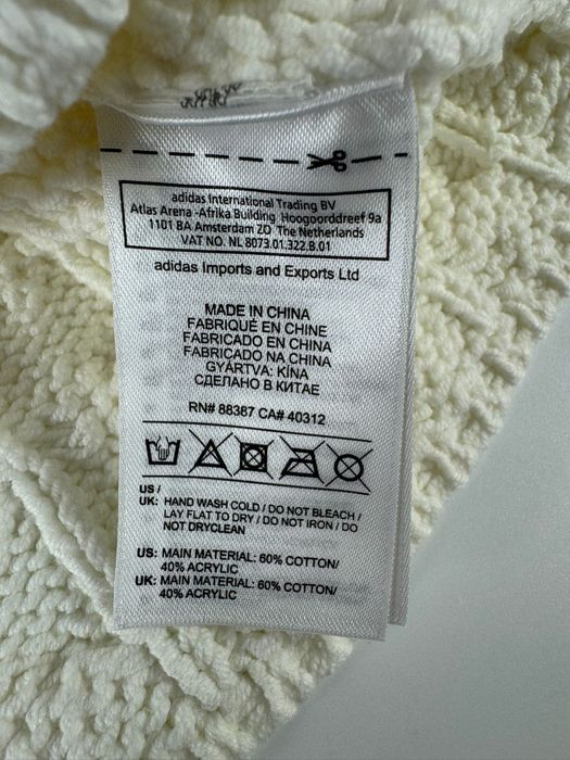 Nowy komin unisex ADIDAS biały uniwersalny