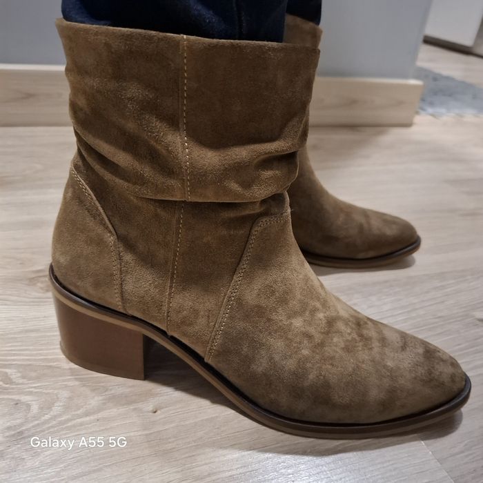 Piękne kowbojki botki OCHNIK skóra naturalna 38 wiosna