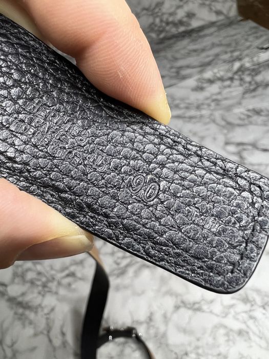 Ремень пояс кожаный Hermes оригинал номерной 90 - 110 см