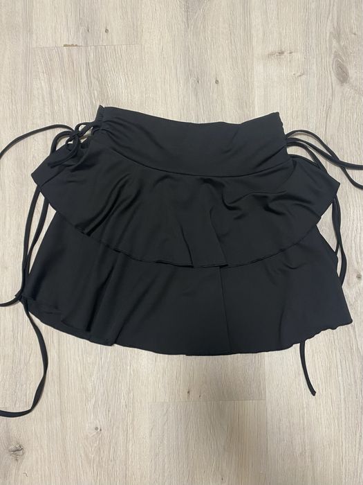 чорна спідниця goth / черная юбка archive goth avangard opium