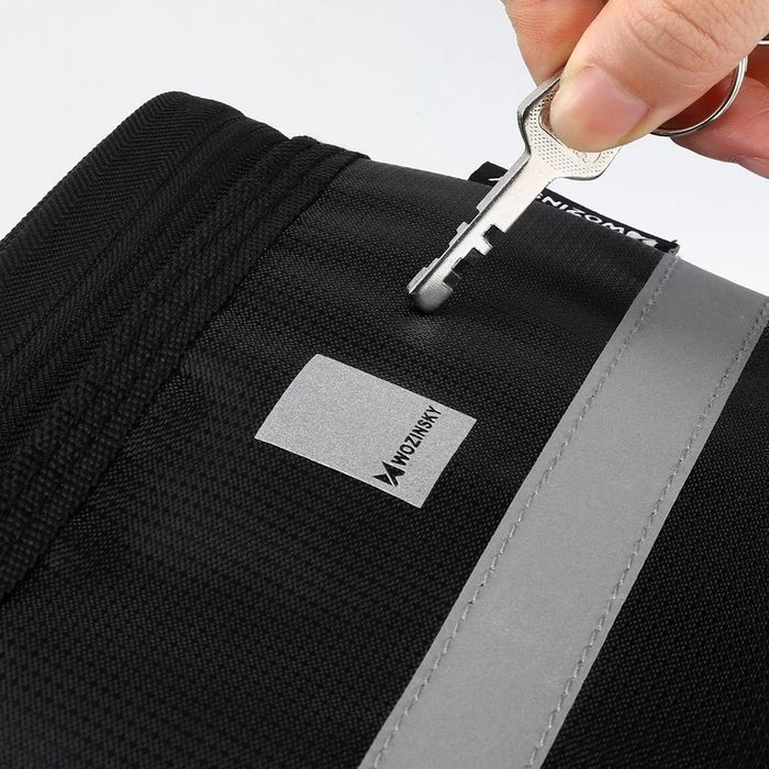 Wozinsky torba rowerowa na kierownicę z etui na telefon 2 l czarny