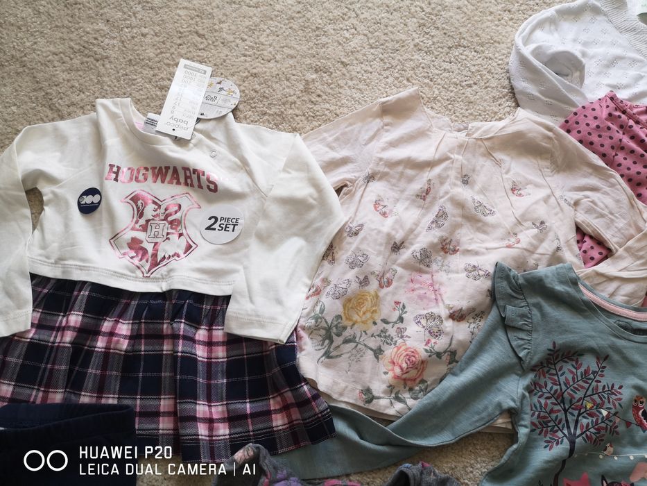 Ubranka dla dziewczynki 92 Zara kappahl hm river island I in.