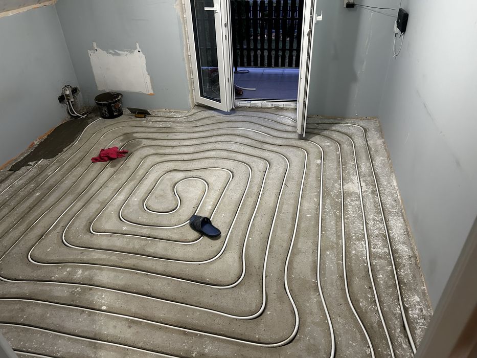 Frezowanie pod ogrzewanie podłogowe