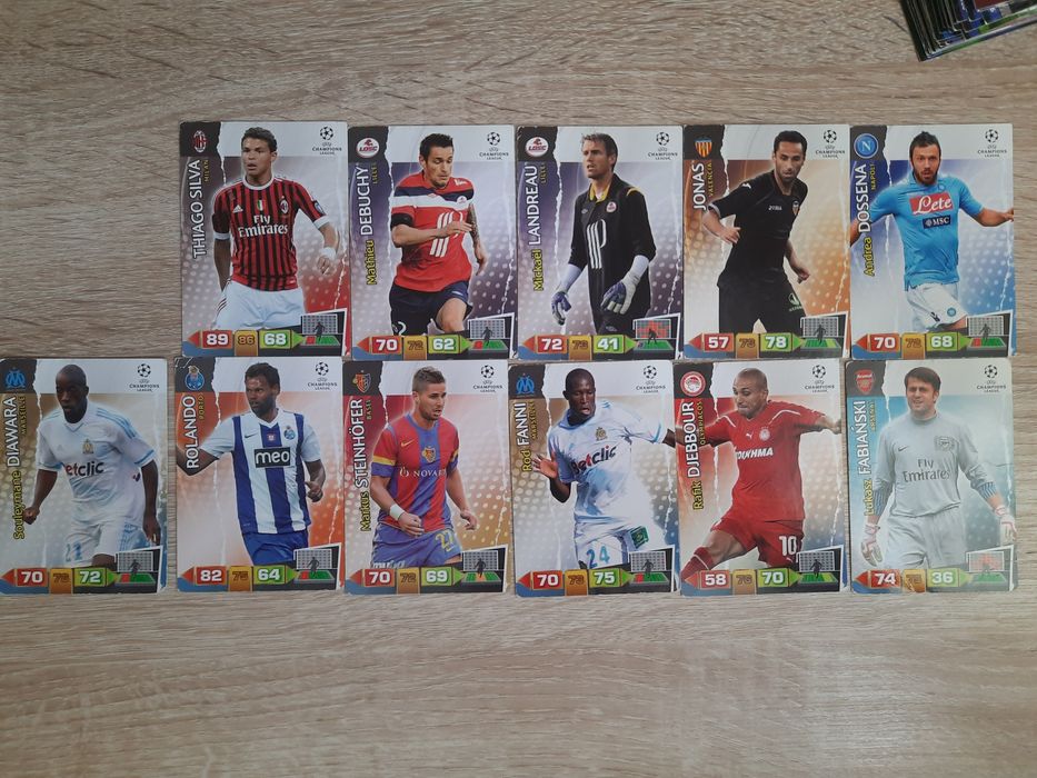 Karty Piłkarskie Panini Champions League 2011/12 - 11szt.
