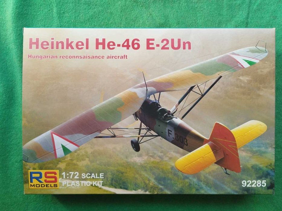 1/72 RS Models 92285 Heinkel He 46 E-2Un Royal Hungarian Air Force