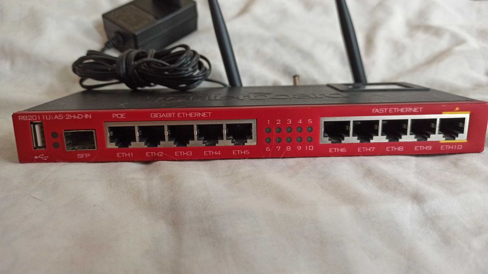 Роутер Mikrotik rb2011uias-2hnd-in 10LAN WiFi 1W