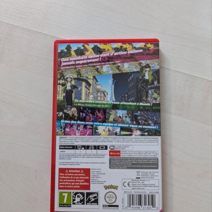 Pokémon ZA switch 2