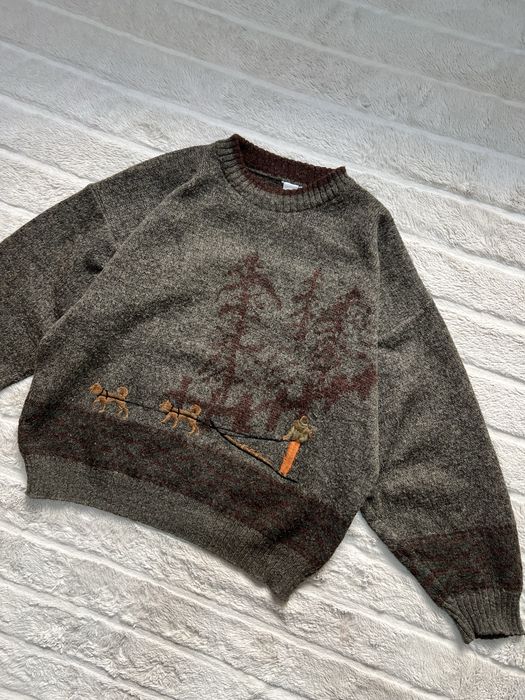 The North Face (L) Vintage Knit Polar чоловічий світер шерстяний оригі