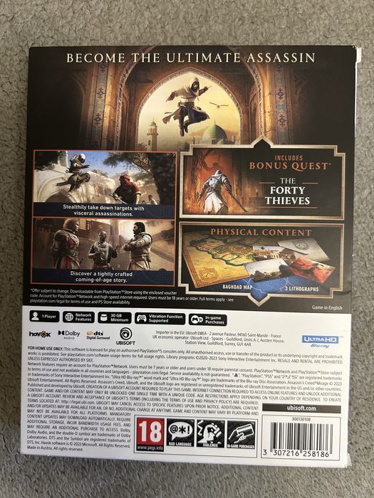 Assassin's Creed Mirage PS5 російські субтитри