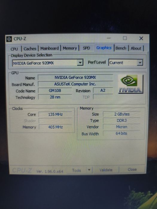 Laptop asus A541U