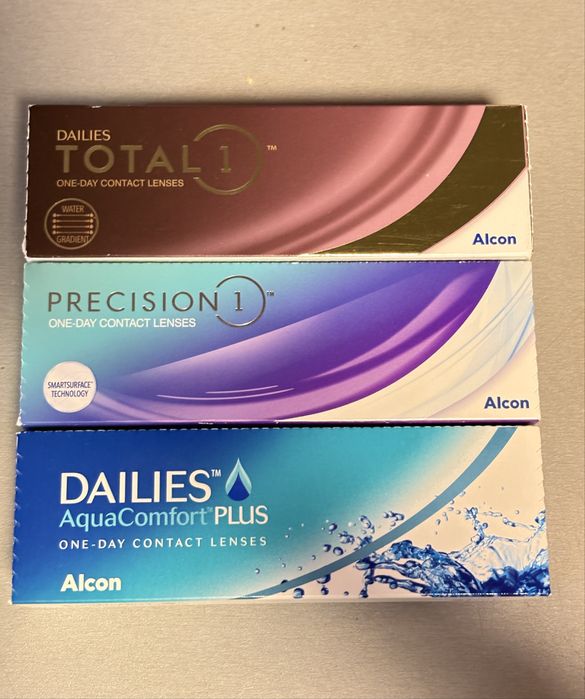 Soczewki Alcon, różne dioptrie, 30 sztuk.