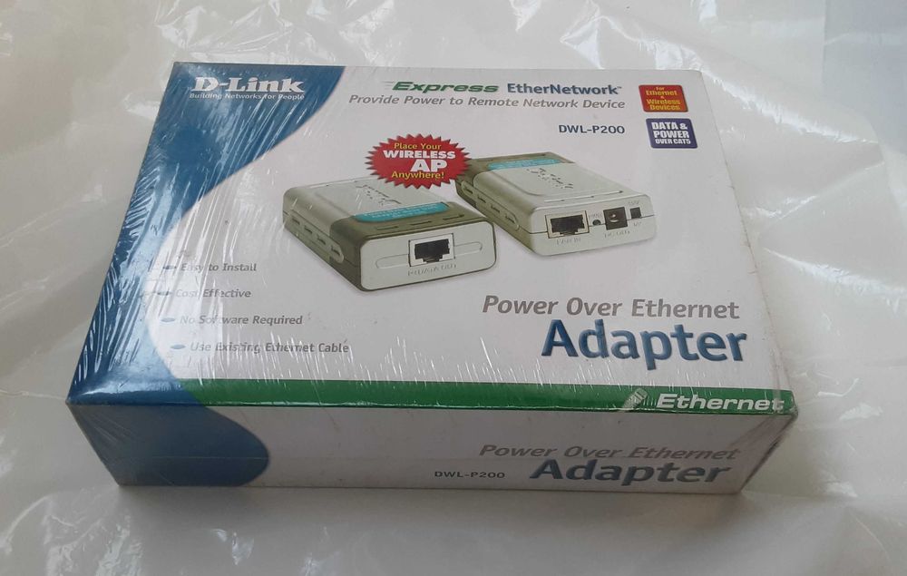 DWL-P200 Адаптер живлення через Ethernet