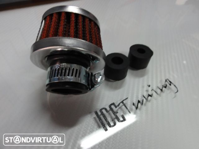 Mini Filtro de ar universal com 9 / 12 / 25mm