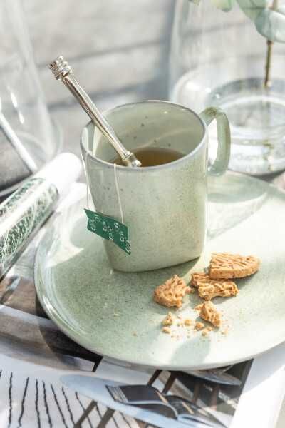 Kubek porcelanowy MINT miętowy 300ml. J-Line