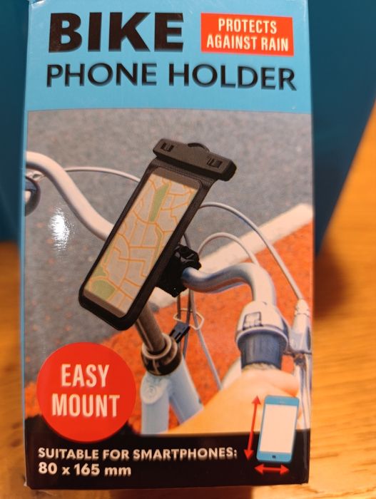 Rowerowy uchwyt na telefon przeciwdeszczowy