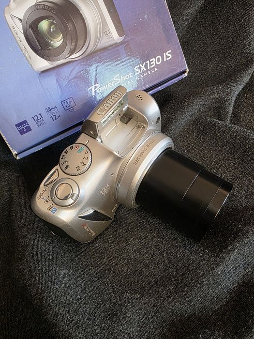 Canon PowerShot SX130 IS | Kompletny Zestaw | aparat cyfrowy Y2K