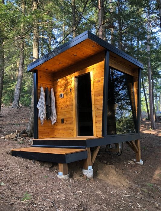 Sauna ogrodowa premium  2,3x3,2m Panorama Piec JBL  raty Leasing