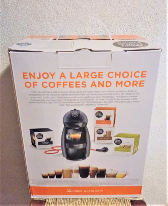 Máquina de Café Krups Dolce Gusto Piccolo (nova em caixa original)