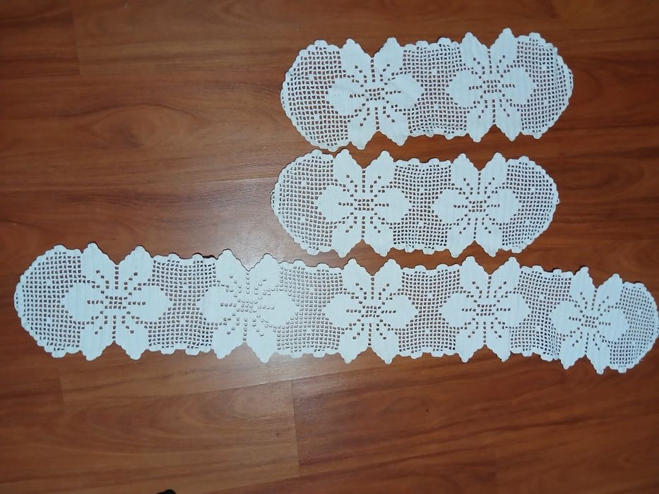 Conjunto naperons renda