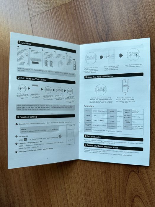 MOES Smart Bead Chain Blinds Motor