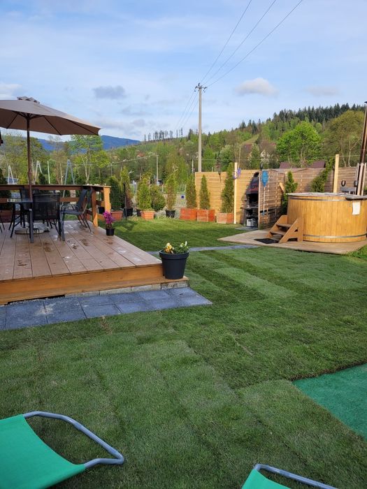 Domek  z balią przy stoku narciarskim Wisła