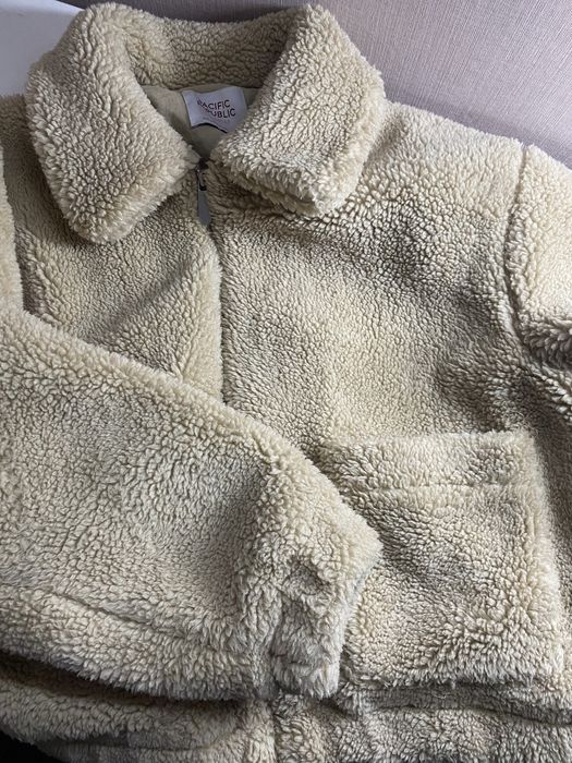 Шуба pull&bear / шуба з екохутра