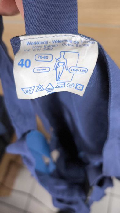 Ogrodniczki robocze SANFOR – nowe, nieużywane, rozmiar 40