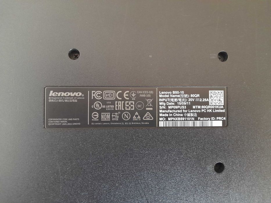 Ноутбук Lenovo B50-10